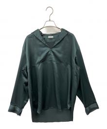 ZOE（ゾーイ）の古着「セーラーカラーシャツ」｜ダークグリーン