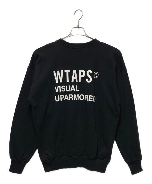 WTAPS（ダブルタップス）WTAPS (ダブルタップス) バックプリントスウェット ブラック サイズ:01の古着・服飾アイテム