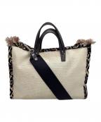 A VACATIONア ヴァケーション）の古着「BREAD MESH LEOPARD」｜アイボリー