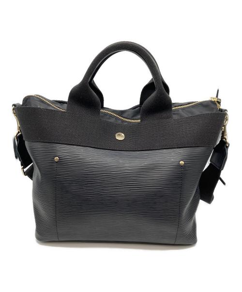 Breath TOPKAPI（ブレストプカピ）Breath TOPKAPI (ブレストプカピ) RIPPLE 2WAYトートバッグ ブラックの古着・服飾アイテム