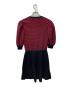 RED VALENTINO (レッドヴァレンティノ) knitted A-line dress レッド サイズ:ＸＳ：8000円
