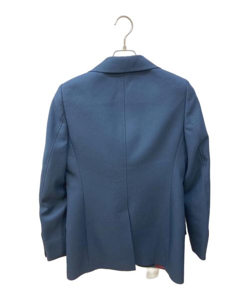 GUCCI（グッチ）GUCCI (グッチ) ラベル フルイドドリルジャケット ネイビー サイズ:40の古着・服飾アイテム