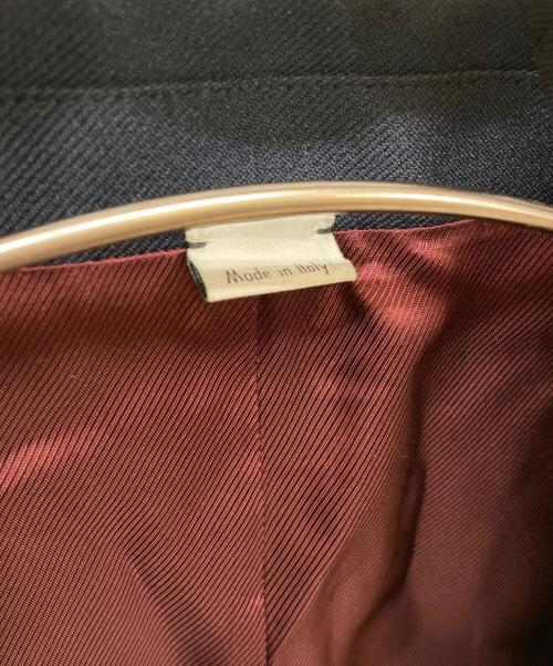 GUCCI（グッチ）GUCCI (グッチ) ラベル フルイドドリルジャケット ネイビー サイズ:40の古着・服飾アイテム