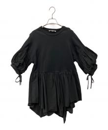 ENFOLD（エンフォルド）の古着「タイプライター レイヤーライクPULLOVER」｜ブラック