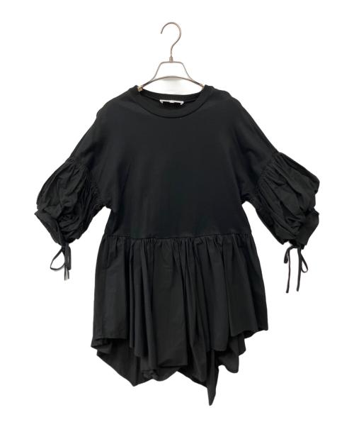 ENFOLD（エンフォルド）ENFOLD (エンフォルド) タイプライター レイヤーライクPULLOVER ブラック サイズ:38　の古着・服飾アイテム