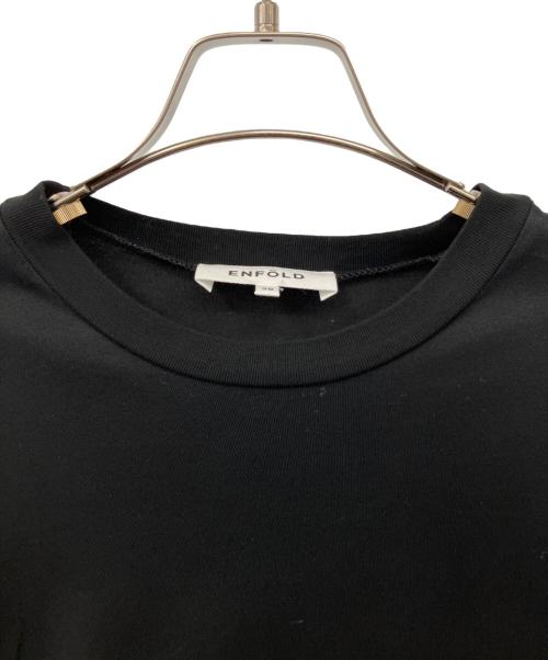 ENFOLD（エンフォルド）ENFOLD (エンフォルド) タイプライター レイヤーライクPULLOVER ブラック サイズ:38　の古着・服飾アイテム