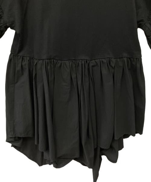 ENFOLD（エンフォルド）ENFOLD (エンフォルド) タイプライター レイヤーライクPULLOVER ブラック サイズ:38　の古着・服飾アイテム