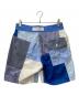 GANRYU (ガンリュウ) パッチワークスイムショーツ ブルー サイズ:M：4000円