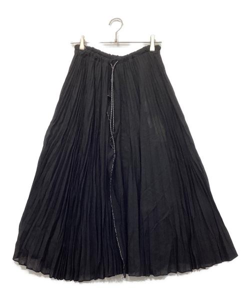 PONTI（ポンティ）PONTI (ポンティ) プリーツスカート ブラック サイズ:F 未使用品の古着・服飾アイテム