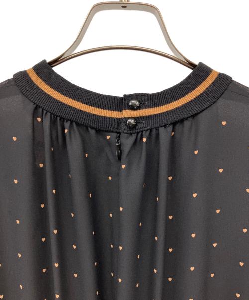 MUVEIL（ミュベール）MUVEIL (ミュベール) CONVERSE TOKYO (コンバーストウキョウ) プリーツワンピース ブラック サイズ:F　の古着・服飾アイテム