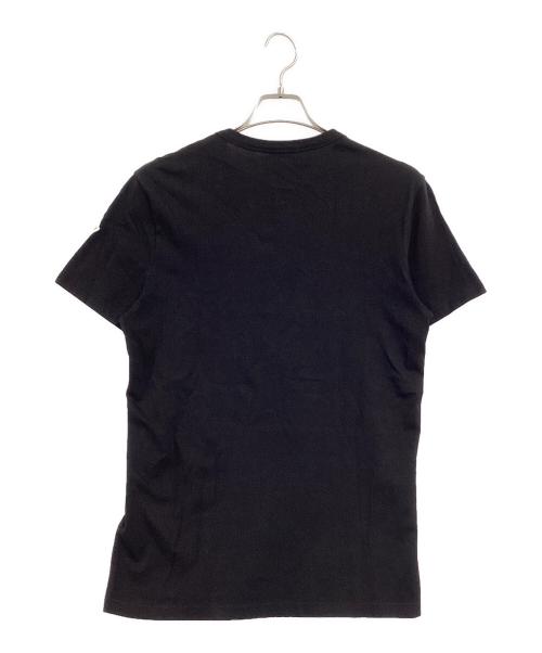 MONCLER（モンクレール）MONCLER (モンクレール) MAGLIA T-SHIRT（モンクレールロゴカットソー） ブラック サイズ:Mの古着・服飾アイテム