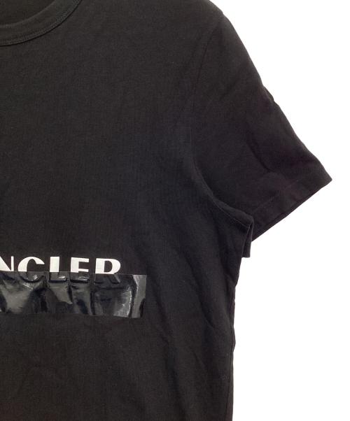 MONCLER（モンクレール）MONCLER (モンクレール) MAGLIA T-SHIRT（モンクレールロゴカットソー） ブラック サイズ:Mの古着・服飾アイテム