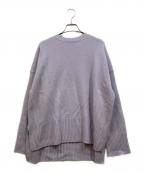 ADOREアドーア）の古着「ウールカシミヤプルオーバーニット」｜パープル