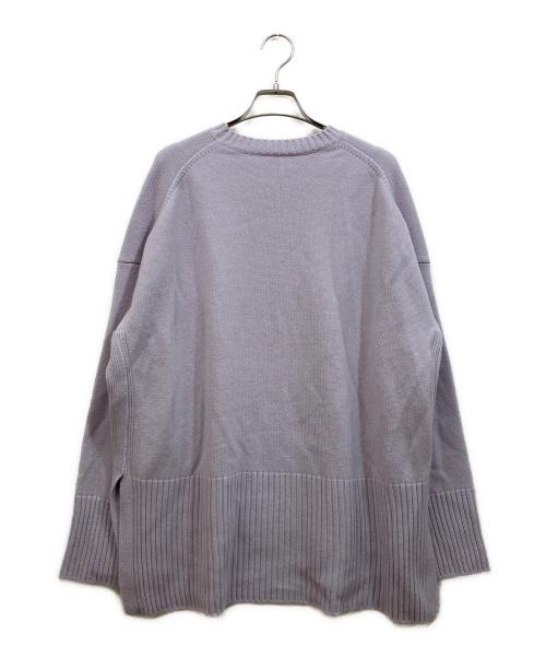 ADORE（アドーア）ADORE (アドーア) ウールカシミヤプルオーバーニット パープル サイズ:38の古着・服飾アイテム