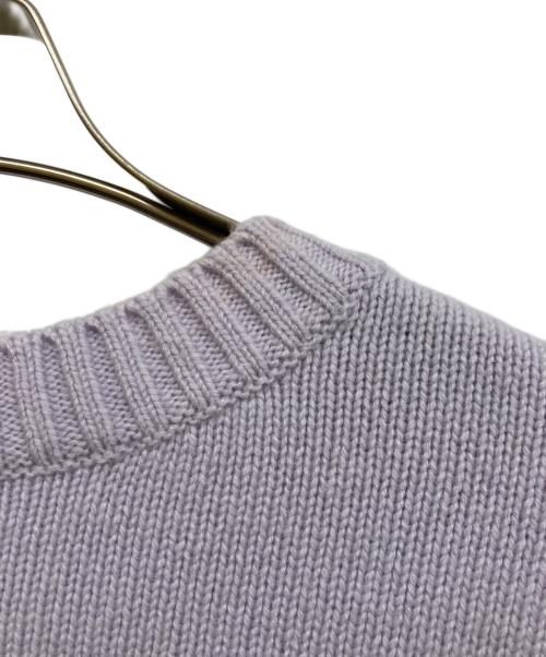 ADORE（アドーア）ADORE (アドーア) ウールカシミヤプルオーバーニット パープル サイズ:38の古着・服飾アイテム