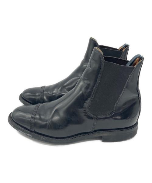 SANDERS（サンダース）SANDERS (サンダース) MILITARY CAP TOE CHELSEA BOOT ブラック サイズ:6 1/2の古着・服飾アイテム