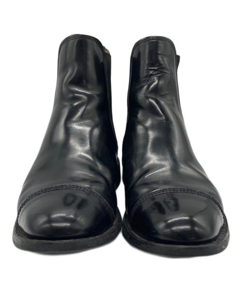 SANDERS（サンダース）SANDERS (サンダース) MILITARY CAP TOE CHELSEA BOOT ブラック サイズ:6 1/2の古着・服飾アイテム