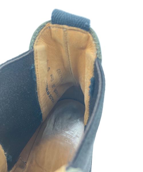 SANDERS（サンダース）SANDERS (サンダース) MILITARY CAP TOE CHELSEA BOOT ブラック サイズ:6 1/2の古着・服飾アイテム