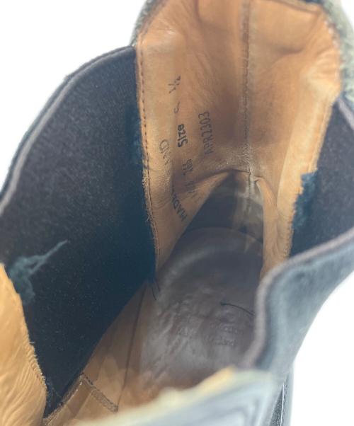 SANDERS（サンダース）SANDERS (サンダース) MILITARY CAP TOE CHELSEA BOOT ブラック サイズ:6 1/2の古着・服飾アイテム