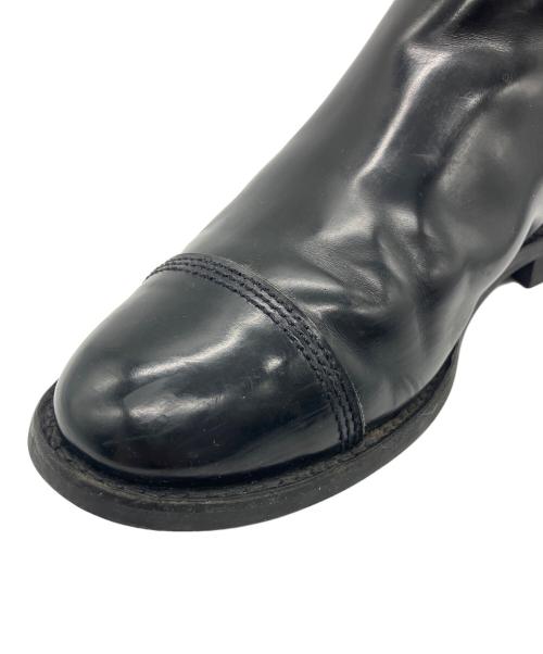 SANDERS（サンダース）SANDERS (サンダース) MILITARY CAP TOE CHELSEA BOOT ブラック サイズ:6 1/2の古着・服飾アイテム