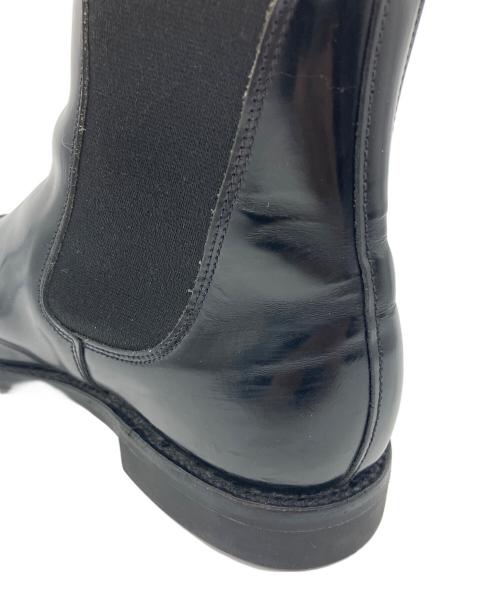SANDERS（サンダース）SANDERS (サンダース) MILITARY CAP TOE CHELSEA BOOT ブラック サイズ:6 1/2の古着・服飾アイテム