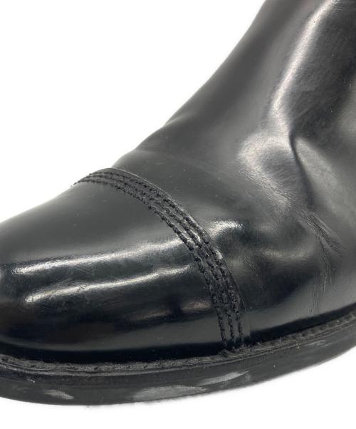 SANDERS（サンダース）SANDERS (サンダース) MILITARY CAP TOE CHELSEA BOOT ブラック サイズ:6 1/2の古着・服飾アイテム