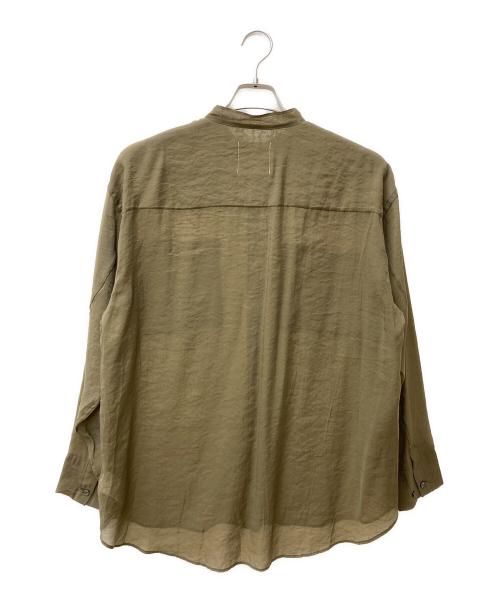 AK+1（エーケーワン）AK+1 (エーケーワン) シアーシャツ カーキ サイズ:FREEの古着・服飾アイテム