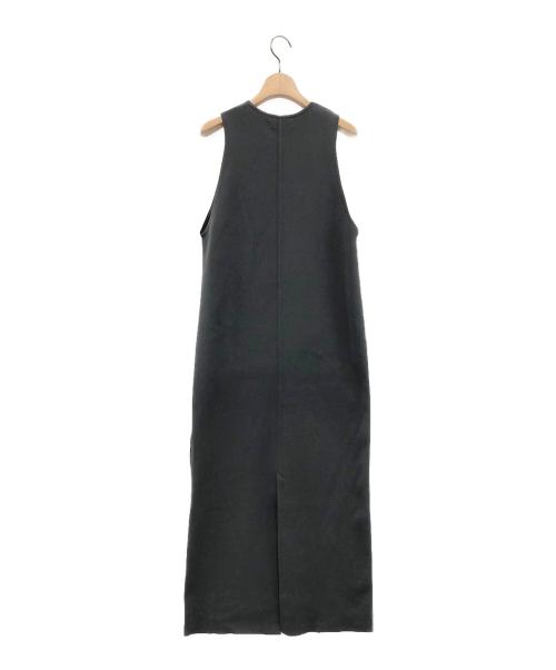 Demi-Luxe Beams（デミルクス ビームス）Demi-Luxe BEAMS (デミルクス ビームス) アメリカンスリーブ ニットワンピース グレー サイズ:-の古着・服飾アイテム