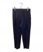 UNITED ARROWSユナイテッドアローズ）の古着「SPONGY タック テーパード パンツ」｜ネイビー