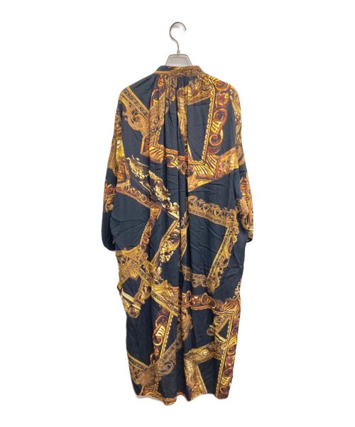 Vivienne Westwood RED LABEL（ヴィヴィアンウエストウッドレッドレーベル）Vivienne Westwood RED LABEL (ヴィヴィアンウエストウッドレッドレーベル) フレーム柄ボウタイブラウスワンピース ブラック サイズ:00の古着・服飾アイテム