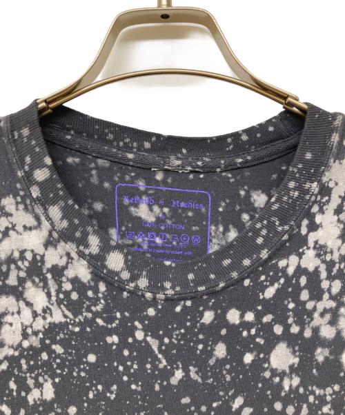 Rebuild by Needles（リビルドバイニードルス）Rebuild by Needles (リビルドバイニードルス) 再構築Tシャツ ブラック サイズ:Sの古着・服飾アイテム