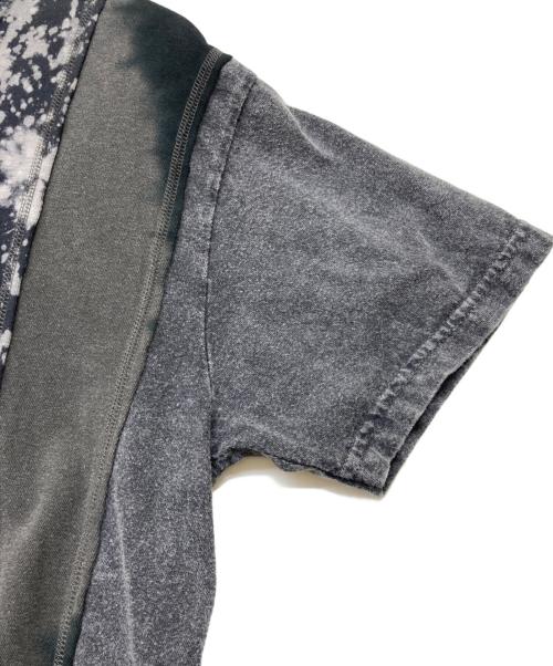 Rebuild by Needles（リビルドバイニードルス）Rebuild by Needles (リビルドバイニードルス) 再構築Tシャツ ブラック サイズ:Sの古着・服飾アイテム