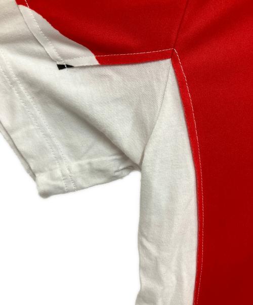COMME des GARCONS（コムデギャルソン）COMME des GARCONS (コムデギャルソン) プリントTシャツ レッド サイズ:Mの古着・服飾アイテム