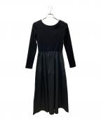 UNITED ARROWS TOKYOユナイテッドアローズトウキョウ）の古着「フィット＆フレア 2WAY ワンピース　1526-222-3645」｜ブラック