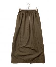 journal standard L'essage（ジャーナルスタンダード レサージュ）の古着「エクセルテックイージーマキシスカート」｜ブラウン