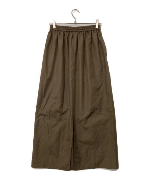 journal standard L'essage（ジャーナルスタンダード レサージュ）journal standard L'essage (ジャーナルスタンダード レサージュ) エクセルテックイージーマキシスカート ブラウン サイズ:記載なしの古着・服飾アイテム