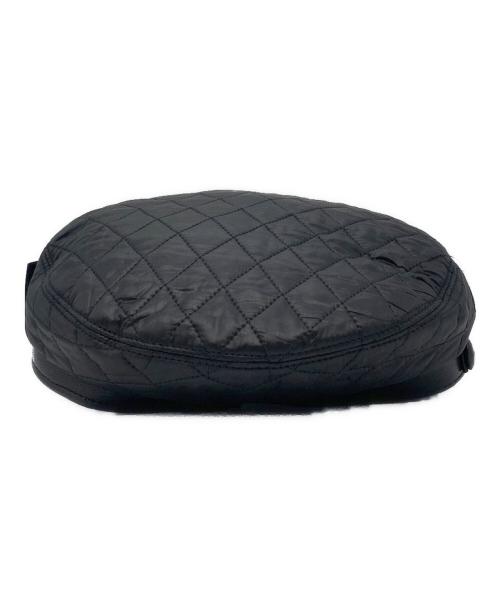 BORSALINO（ボルサリーノ）BORSALINO (ボルサリーノ) キルティングマリンキャップ ブラック サイズ:55の古着・服飾アイテム