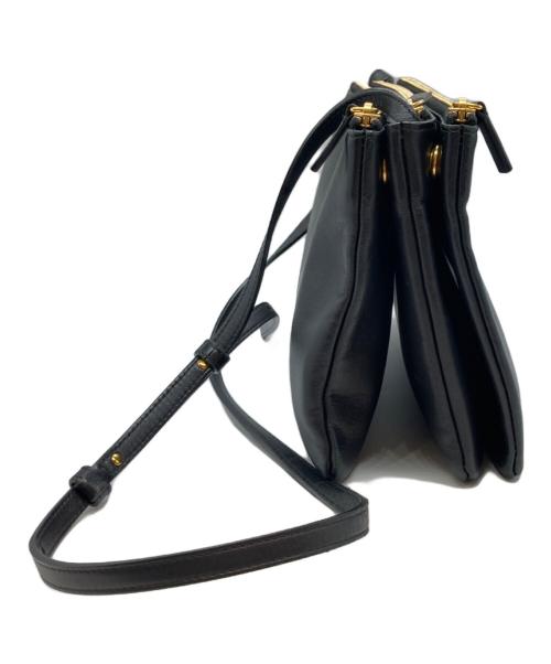 CELINE（セリーヌ）CELINE (セリーヌ) トリオショルダーバッグ ブラックの古着・服飾アイテム