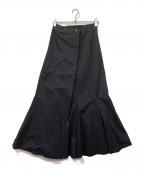 ETRE TOKYOエトレトウキョウ）の古着「ボンディングマーメイドスカート」｜ブラック