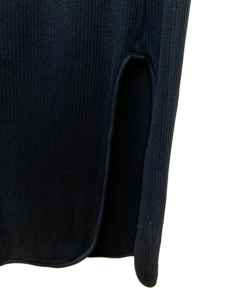 THINGS THAT MATTER（シングスザットマター）THINGS THAT MATTER (シングスザットマター) CUTTING RIB DRESS 0582TM0109P ブラック サイズ:Fの古着・服飾アイテム