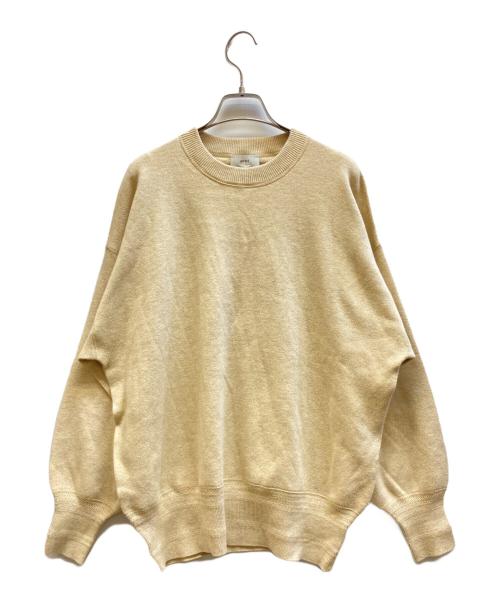 HYKE（ハイク）HYKE (ハイク) クルーネックニット ベージュ サイズ:1の古着・服飾アイテム