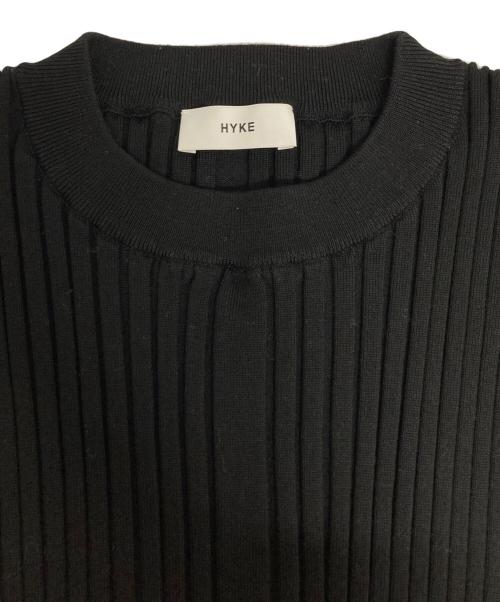HYKE（ハイク）HYKE (ハイク) WIDE RIBBED CROPPED VEST ブラック サイズ:-の古着・服飾アイテム