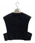 HYKE (ハイク) WIDE RIBBED CROPPED VEST ブラック サイズ:-：9000円