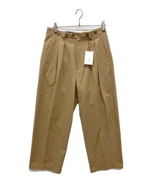 6(ROKU) BEAUTY&YOUTH（ロク ビューティーアンドユース）6(ROKU) BEAUTY&YOUTH (ロク ビューティーアンドユース) BRUSHED PANTS/パンツ ベージュ サイズ:36の古着・服飾アイテム
