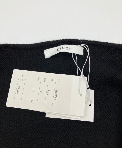 CINOH（チノ）CINOH (チノ) 2WAYマフラー ブラック サイズ:Free 未使用品の古着・服飾アイテム