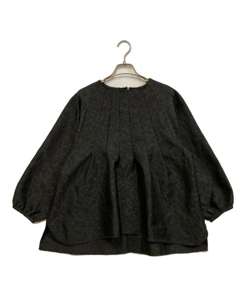 anplegant（アンプレガント）Anplegant (アンプレガント) ジャガードブラウス ブラック サイズ:FREEの古着・服飾アイテム