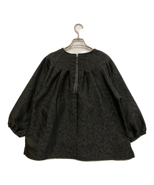 anplegant（アンプレガント）Anplegant (アンプレガント) ジャガードブラウス ブラック サイズ:FREEの古着・服飾アイテム