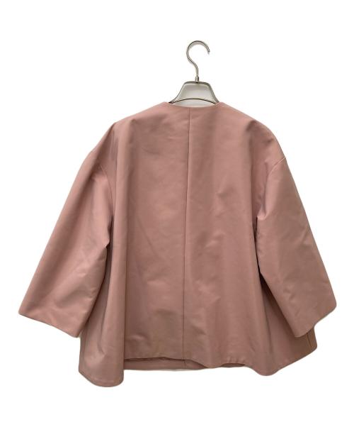 anplegant（アンプレガント）anplegant (アンプレガント) Aラインショートコート 23103 ピンク サイズ:Fの古着・服飾アイテム