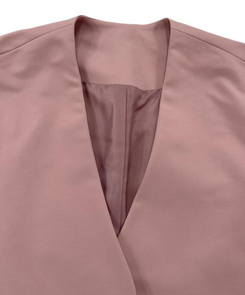 anplegant（アンプレガント）anplegant (アンプレガント) Aラインショートコート 23103 ピンク サイズ:Fの古着・服飾アイテム