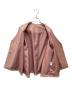 中古・古着 anplegant (アンプレガント) Aラインショートコート 23103 ピンク サイズ:F：7000円